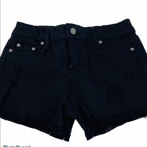 TRACTR**Black Denim Shorts**Size 8 $62